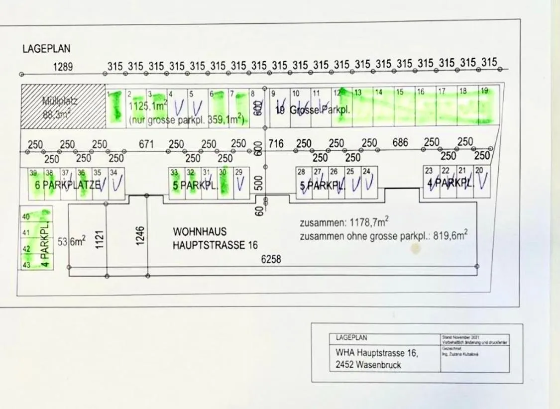 Parkplätze zu verkaufen Wasenbruck - Ansicht 3