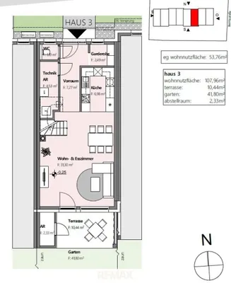 4-Zimmer-Haus kaufen in Baden – 108 m², € 359.500 – Bild 19 von 22