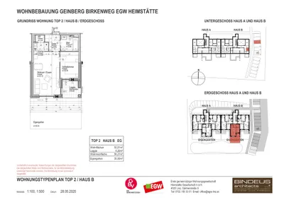 2-Zimmer-Wohnung mieten in Ried im Innkreis – 56,21 m², € 638 – Bild 2 von 2