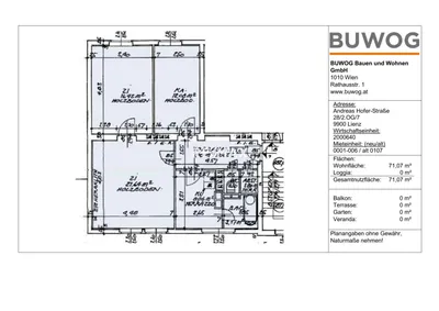 3-Zimmer-Wohnung kaufen in Lienz – 71,07 m², € 119.900 – Bild 7 von 8