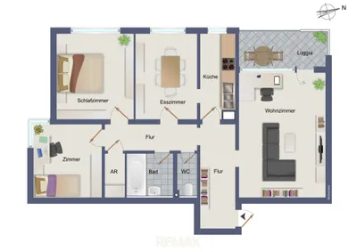 4-Zimmer-Wohnung kaufen in Graz – 88,94 m², € 215.000 – Bild 2 von 19
