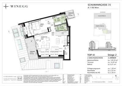 3-Zimmer-Wohnung kaufen in Wien – 120,7 m², € 1.190.000 – Bild 14 von 14