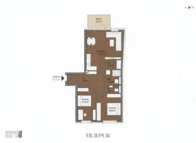 3-Zimmer-Wohnung kaufen in Graz – 74,12 m², € 334.652 – Bild 4 von 4