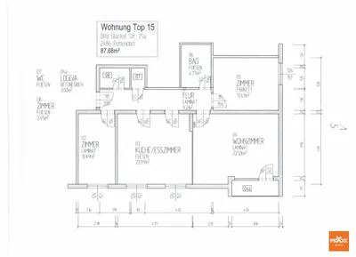 3-Zimmer-Wohnung kaufen in Baden – 88 m², € 249.000 – Bild 7 von 7
