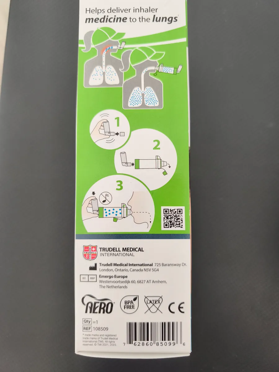 Second Hand Flow AeroChamber Plus Flow-Vu Inhalierhilfe (ab 5+ Jahre) - NEU in OVP, € 15 ...