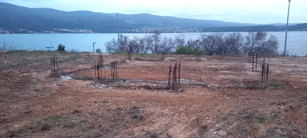 Pridraga/ Zadar Baugrundstück 1. Reihe zum Meer. - Ansicht 2