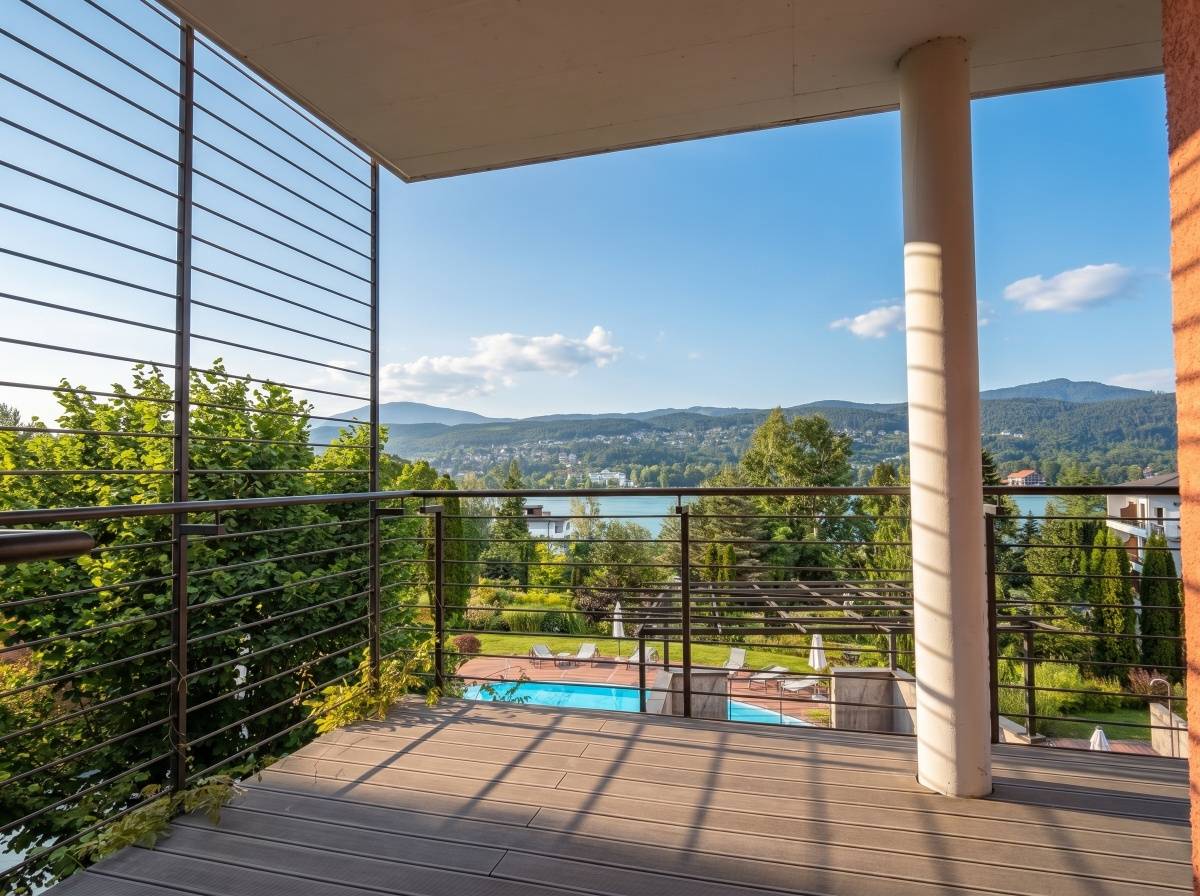 Exklusive Zweitwohnsitzwohnung mit großzügigem Privatstrand am Wörthersee - Ansicht 3