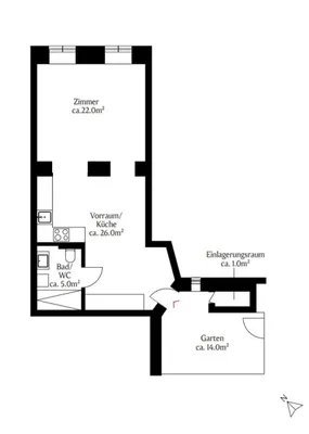 2-Zimmer-Gewerbeimmobilie kaufen in Wien – 54 m², € 284.000 – Bild 10 von 10