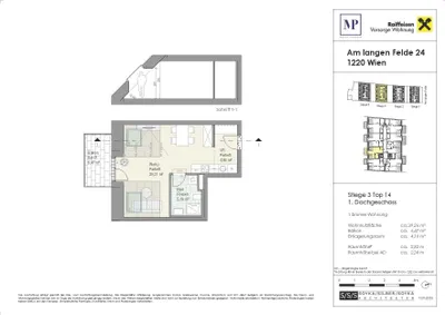 1-Zimmer-Wohnung mieten in Wien – 39,26 m², € 839 – Bild 11 von 11