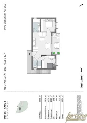 3-Zimmer-Wohnung kaufen in Spittal an der Drau – 60,88 m², € 449.000 – Bild 8 von 8