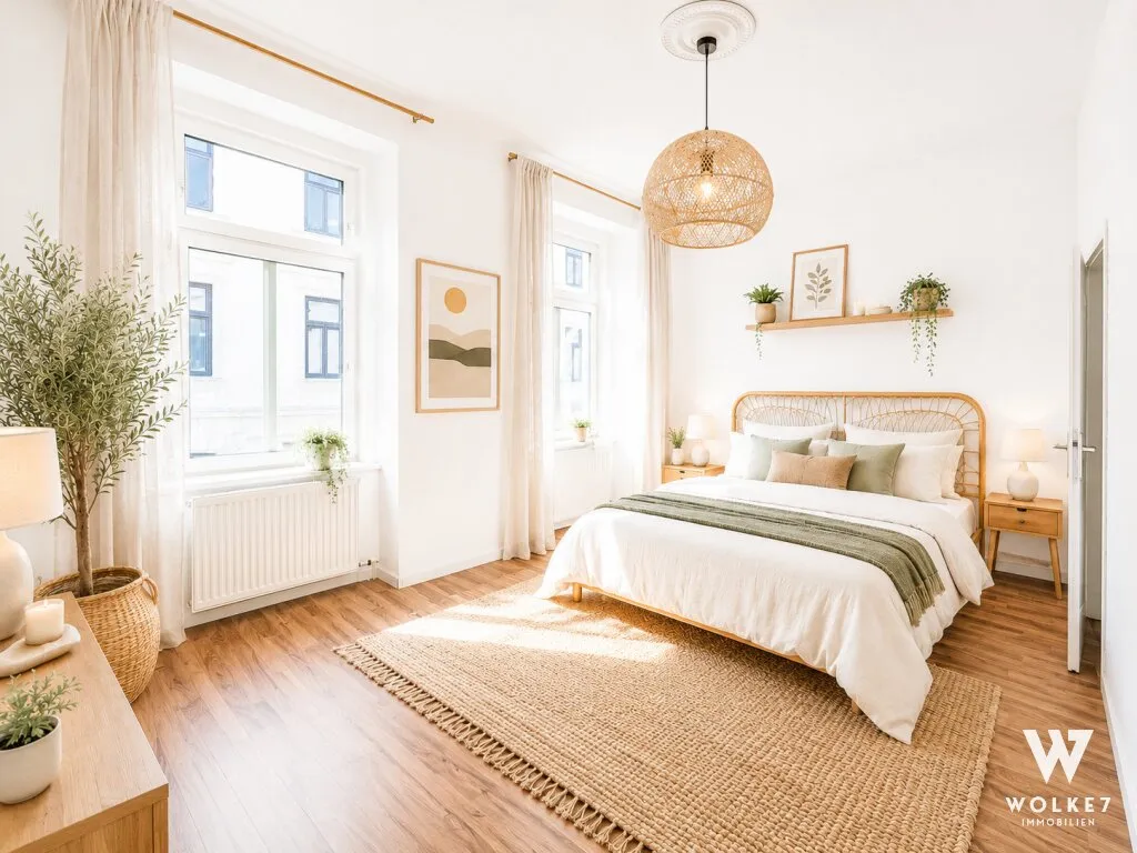 Sonnige 4-Zimmer-Altbauwohnung im 15. Bezirk | ruhige Seitengasse | 10 Minuten zur Mariahilferstraße - Ansicht 3