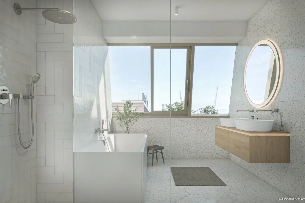 MAISON 29 - L'art de vivre | Gigantischer PRATERBLICK! Südseitige Wohnküche mit charmantem Türmchen! 2 Terrassen mit über 50 qm! - Ansicht 2