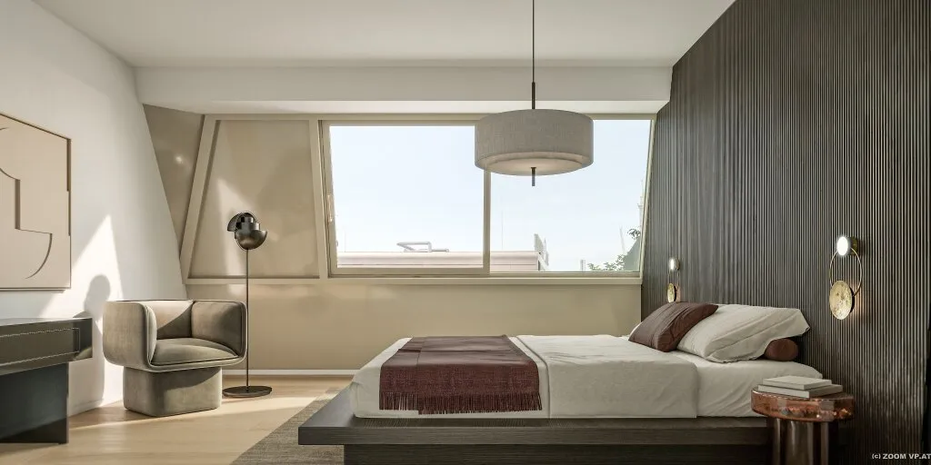 MAISON 29 - L'art de vivre | Gigantischer PRATERBLICK! Südseitige Wohnküche mit charmantem Türmchen! 2 Terrassen mit über 50 qm!, Wien