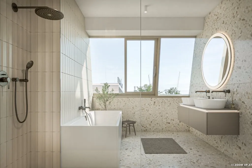 MAISON 29 - L'art de vivre | Gigantischer PRATERBLICK! Südseitige Wohnküche mit charmantem Türmchen! 2 Terrassen mit über 50 qm! - Ansicht 3