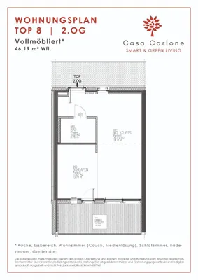 2-Zimmer-Wohnung mieten in Linz – 46,19 m², € 1.018 – Bild 15 von 15
