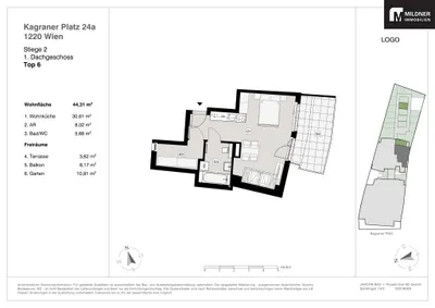 1-Zimmer-Wohnung kaufen in Wien – 44,31 m², € 389.849 – Bild 12 von 12