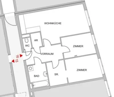 3-Zimmer-Wohnung mieten in Graz – 68,71 m², € 745 – Bild 13 von 13