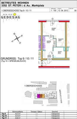 1-Zimmer-Wohnung mieten in Amstetten – 45,19 m², € 670 – Bild 12 von 12