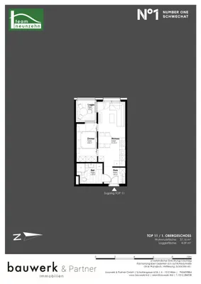2-Zimmer-Wohnung kaufen in Bruck an der Leitha – 37,16 m², € 193.800 – Bild 14 von 14
