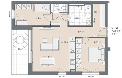 3-Zimmer-Wohnung kaufen in Kitzbühel – 72,9 m², € 634.300 – Bild 9 von 9