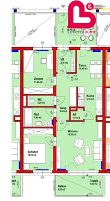 3-Zimmer-Wohnung mieten in Urfahr-Umgebung – 79,2 m², € 837 – Bild 15 von 16