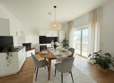 *NEUER PREIS!* 1080! UNBEFRISTET! 5 ZIMMER ! Schönes und frisch saniertes DG mit Balkon! – Bild 3