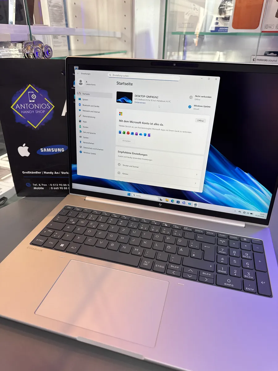 HP EliteBook 8 G1a, 16 inch Notebook AI PC, Silver, 512 GB, € 740 ...