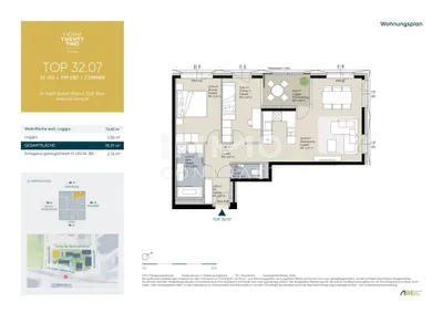 3-Zimmer-Wohnung kaufen in Wien – 72,81 m², € 765.000 – Bild 18 von 18