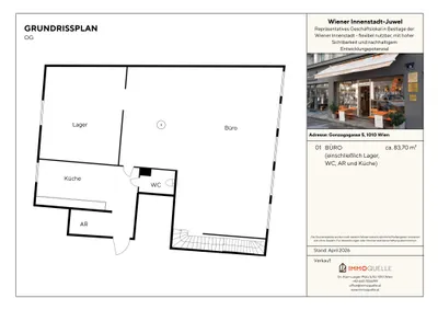 4-Zimmer-Gewerbeimmobilie kaufen in Wien – 170 m², € 1.290.000 – Bild 15 von 15