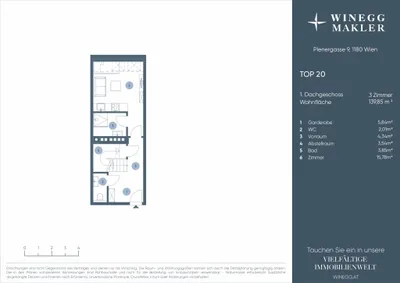 3-Zimmer-Wohnung kaufen in Wien – 139,85 m², € 1.290.000 – Bild 23 von 25