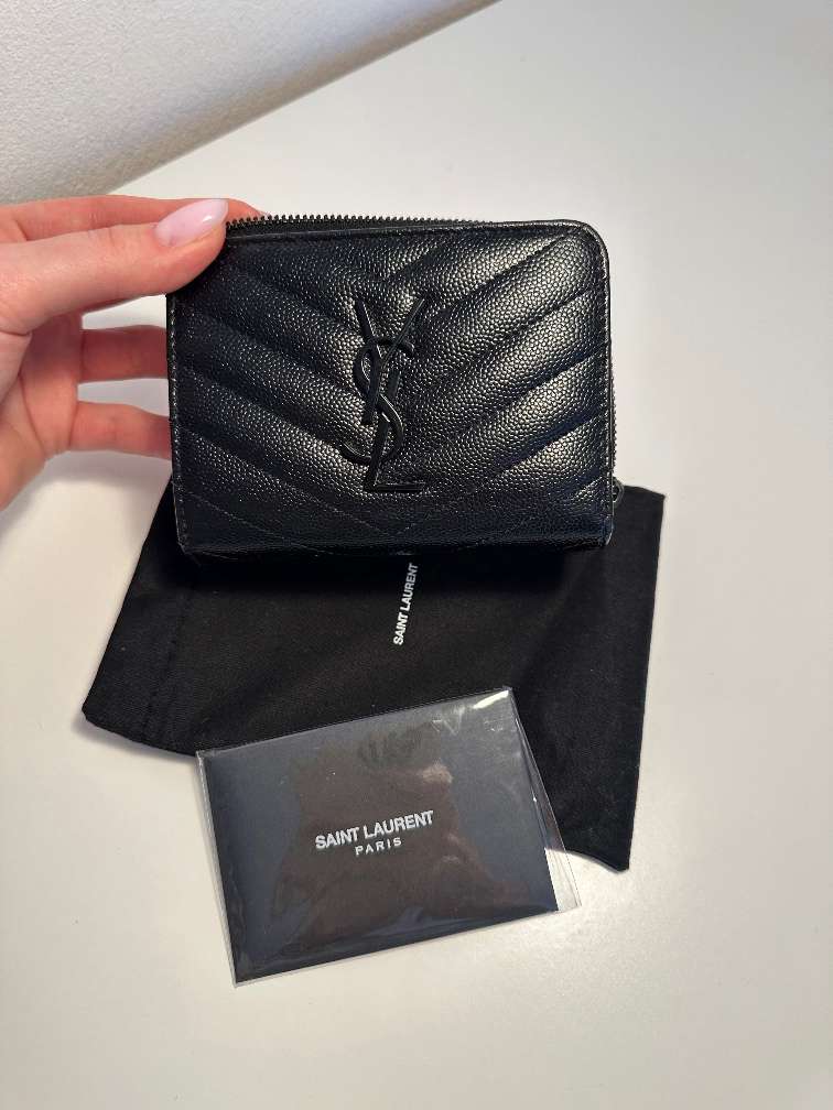 Orig. YSL YVES SAINT LAURENT Monogramm PORTEMONNAIE GELDBÖRSE WALLET cheapest ECHT LEDER