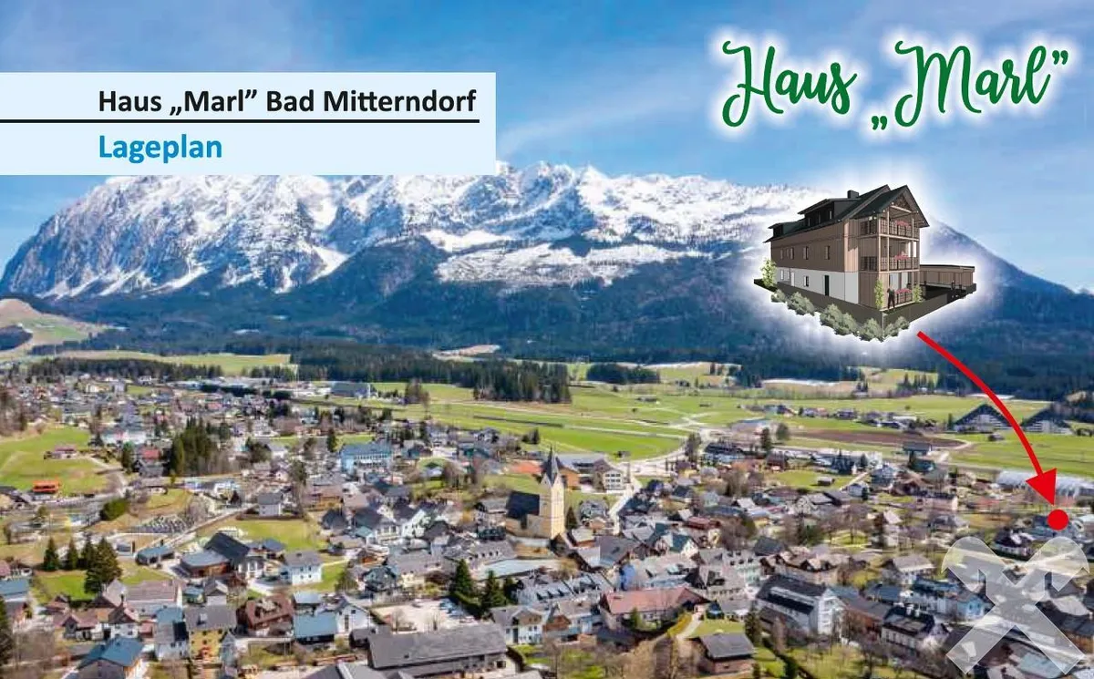 Wohnbauprojekt "Haus Marl" in Bad Mitterndorf, 5 Wohneinheiten - Ansicht 3