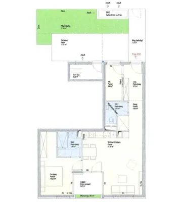 2-Zimmer-Wohnung mieten in Wien – 65,06 m², € 1.249 – Bild 11 von 11