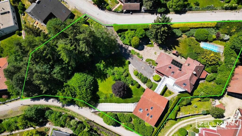 RARITÄT in MAUERBACH | 4.242 m² großes Baugrundstück - teilbar - mit Altbestand | ZELLMANN IMMOBILIEN - Ansicht 2