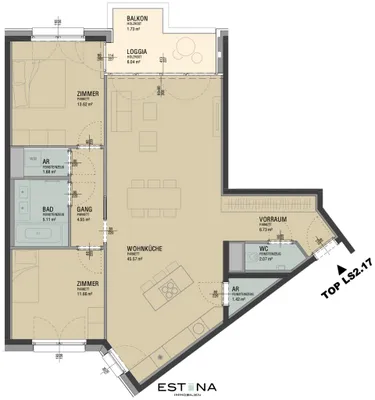 3-Zimmer-Wohnung kaufen in Wien – 92,23 m², € 531.900 – Bild 19 von 19