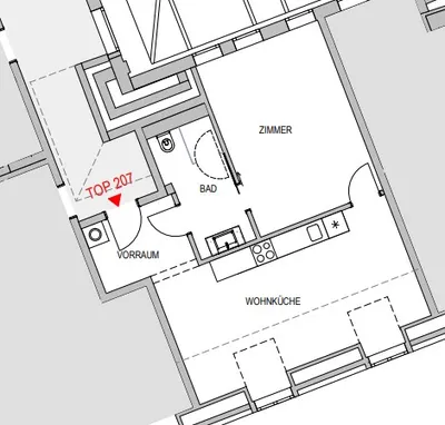 2-Zimmer-Wohnung mieten in Graz – 58,33 m², € 995 – Bild 8 von 9