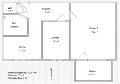 2-Zimmer-Wohnung kaufen in Wien – 47,15 m², € 209.000 – Bild 14 von 14