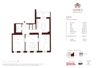 4-Zimmer-Wohnung kaufen in Wien – 112,46 m², € 1.475.000 – Bild 9 von 10