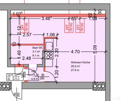 1-Zimmer-Wohnung kaufen in Graz – 34,7 m², € 111.900 – Bild 9 von 9