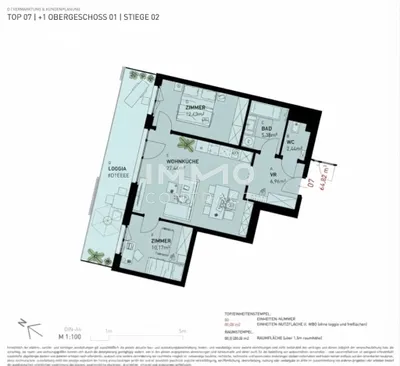 3-Zimmer-Wohnung kaufen in Mödling – 64,82 m², € 391.500 – Bild 7 von 7