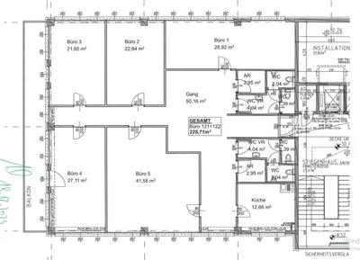 1-Zimmer-Gewerbeimmobilie mieten in Baden – 66 m², € 839 – Bild 8 von 8