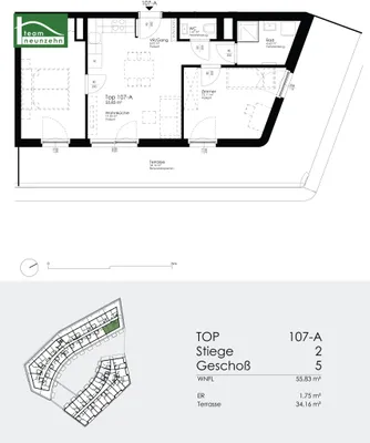 3-Zimmer-Wohnung mieten in Wien – 55,83 m², € 1.375 – Bild 17 von 17