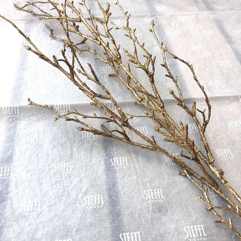 NEU* Kunstblume Ast gold Dekoast Kunstpflanze Deko,  6,- (1230 Wien) -  willhaben