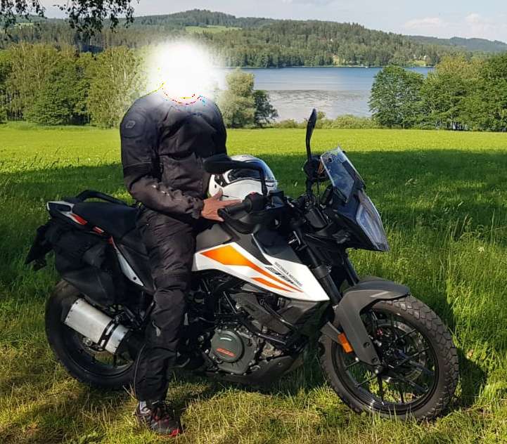 KTM 390 Adventure mit Quickshifter inkl. 2 Satteltaschen Tourer