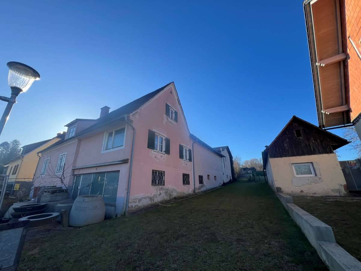 Liegenschaft (ca. 1.500 m²) mit Hausbestand sowie bewilligtem Bauvorhaben in Mühldorf bei Feldbach - Ansicht 3