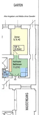 1-Zimmer-Wohnung kaufen in Wien – 26,86 m², € 195.000 – Bild 7 von 7