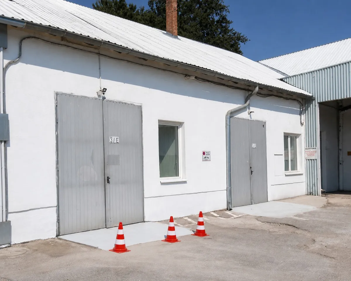 69 m² Lagerhalle | € 749 Gesamtpreis inkl. BK | 2 Stellplätze | provisionsfrei