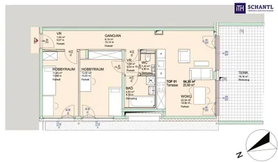 3-Zimmer-Wohnung kaufen in Wien – 64,3 m², € 307.700 – Bild 11 von 12
