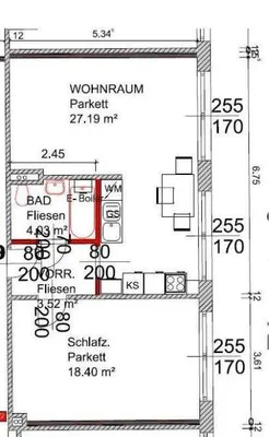 2-Zimmer-Wohnung mieten in Krems an der Donau – 53 m², € 730 – Bild 8 von 8