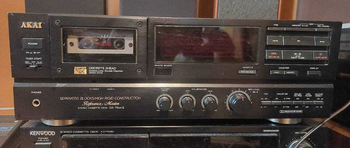 ま*る様 ジャンク品！220V AKAI GX-75 Mk II カセットデッキ Used Akai GX-75 MK II Tape recorders for Sale | HifiShark.com